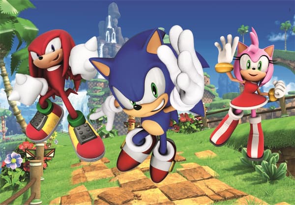 Clementoni 104 brikker Puslespil Børn Sonic