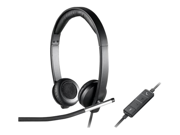 Logitech H650E Hodetelefonhodebånd svart, sølv