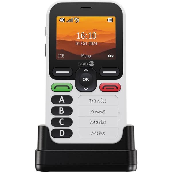 Doro Leva X10 Hvit/Svart