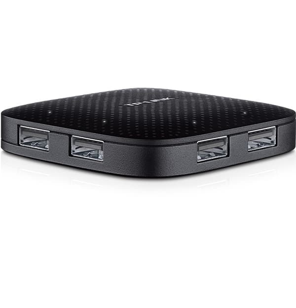 TP-Link UH400, USB Hub, 4xUSB-A 3.0, built-in connection cable, black