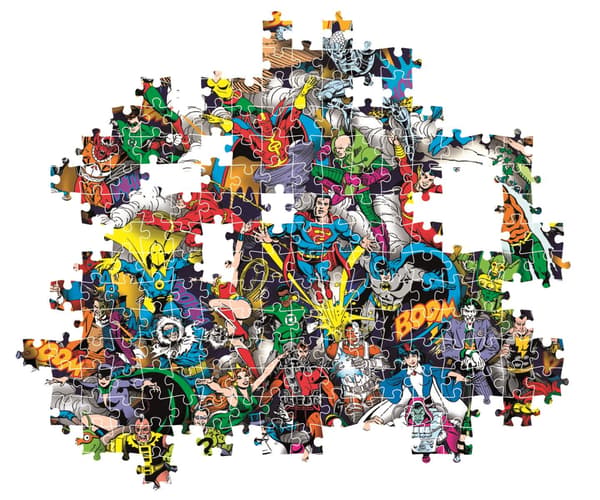 Clementoni 1000 stk CB Collection DC Comics Impossible av høy kvalitet