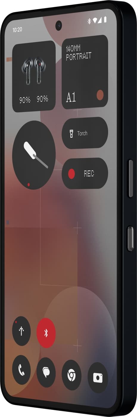 Nothing Phone (3a) Pro-telefon, 256/12 GB, sort