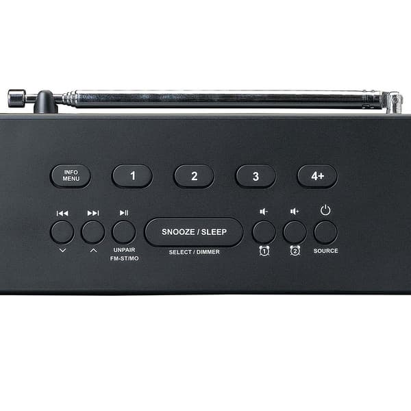 Lenco DAB+ FM-klokkeradio med Bluetooth
