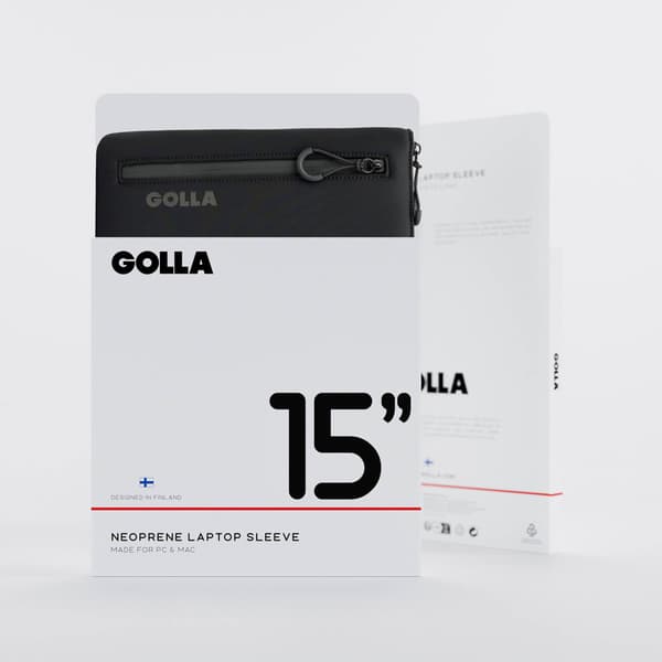 Golla Sleeve Metro Neoprene 15" Sort
