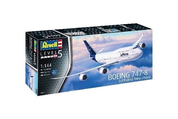 Revell Boeing 747-8 Lufthansa'Ny lever