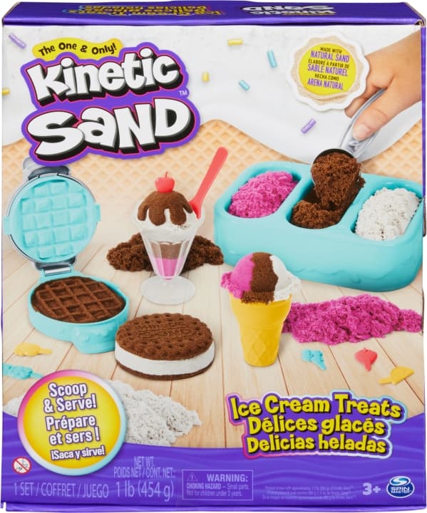 Kinetic Sand jäätelöherkut leikkisetti