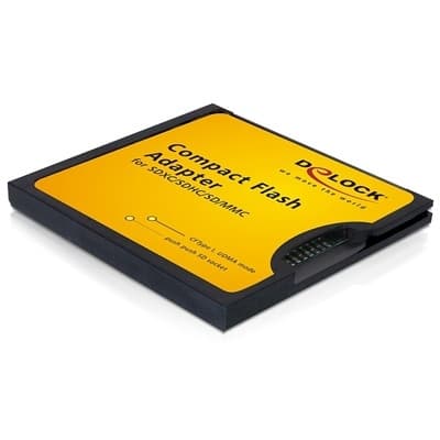 DeLOCK adapter til at kunne bruge et SD/SDHC/SDXC/MMC-kort i et