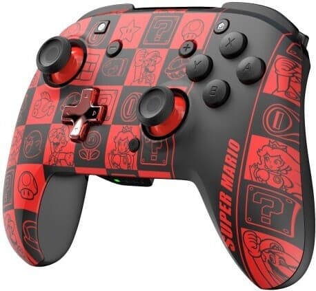 PDP Gaming Rematch Glow Wireless Controller -langaton peliohjain, Super Icon, Switch