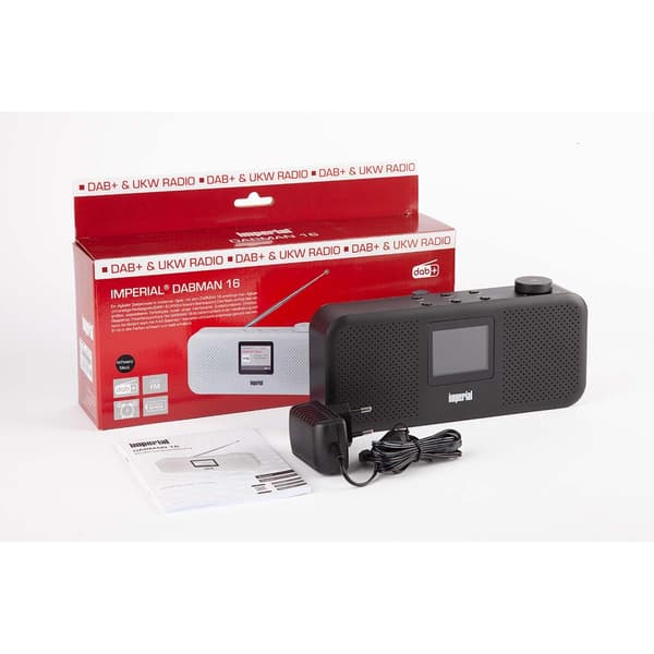 imperial DABMAN 16 DAB+ / FM stereoradio musta