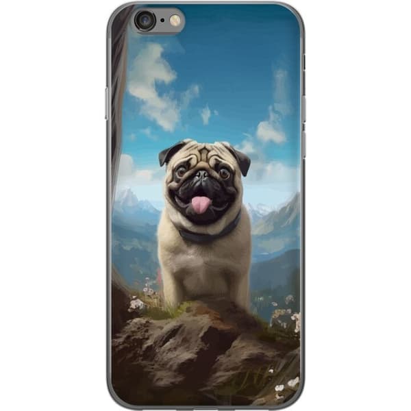 Mobilskal till Apple iPhone 6 med Glad Hund motiv