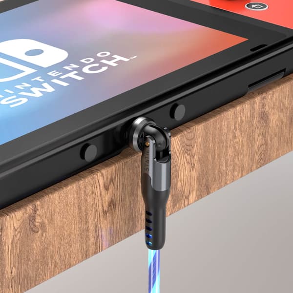 STATIK Kabel PowerPivot Pro Glowing LED USB-C Till USB-C 1m