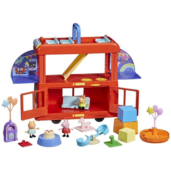 Peppa Pig Peppas 2 i 1 Party Bus