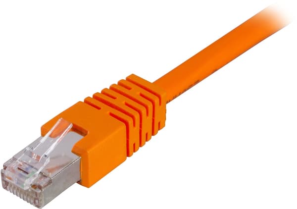 DELTACO F/UTP Cat6 patchkabel, LSZH (Low smoke zero halogen), 0,3m, or