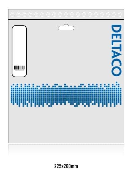 DELTACO kuitukaapeli, SC - SC, 9/125, OS1, duplex, singlemode, 15m