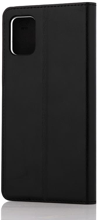 Wave BookCase -suojakotelo, Samsung Galaxy A51, musta
