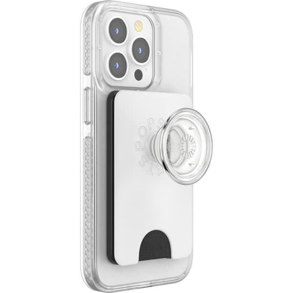 PopSockets Lompakko Popwallet Magsafe:lle Valkoinen