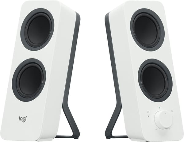 Logitech Z207 Bluetooth-stereohögtalare, naturvit