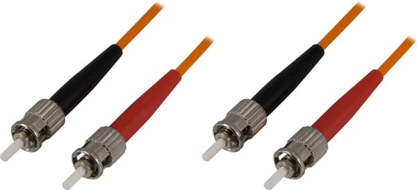 DELTACO fiberkabel, ST - ST, 62,5/125, OM1, duplex, multimode,