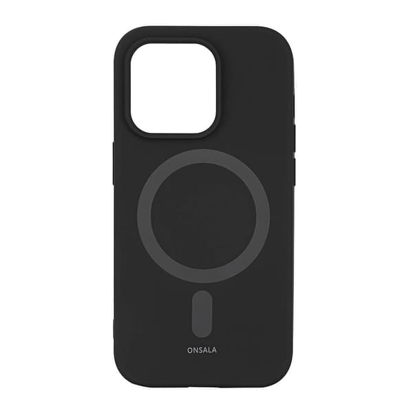 Onsala Mobildeksel Silikon MagSeries Black - iPhone 14 Pro