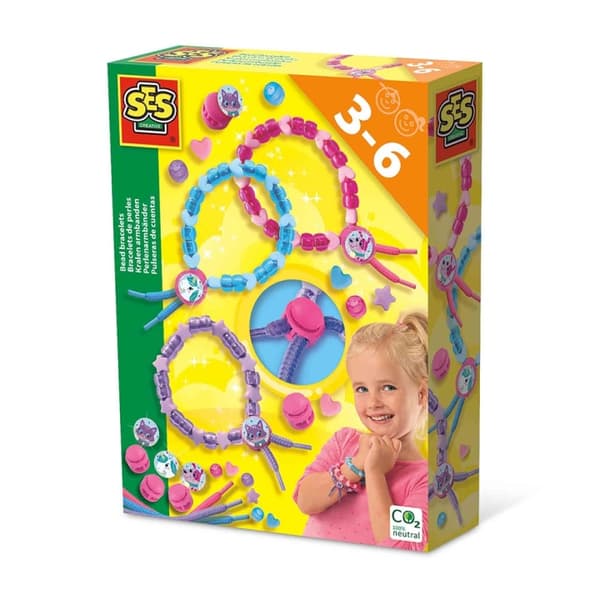 SES Creative Armbånd med perler - (S14047)