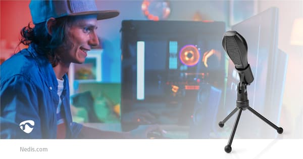 Nedis Mikrofon | Apparat: Notebook / Skrivebord | Wired | 1x USB