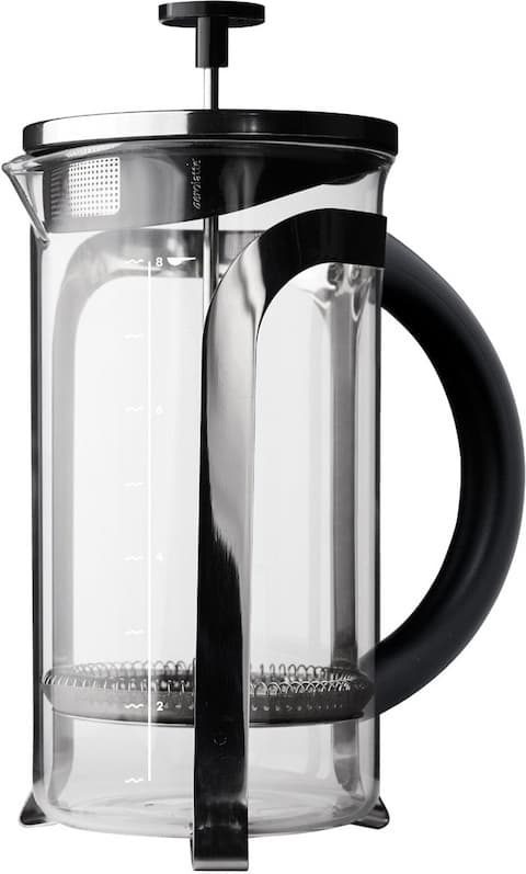 Aerolatte presspanna, stål, 1,0L