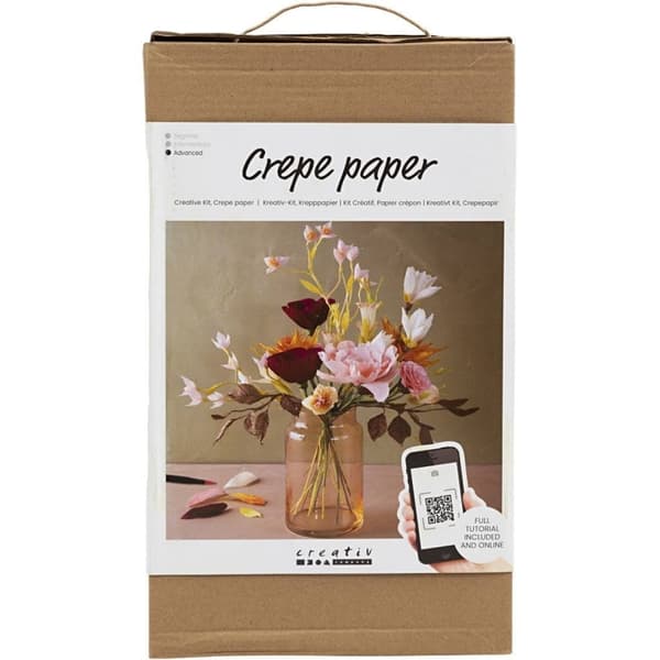 DIY Kit Luova paketti - kreppipaperi (97089)
