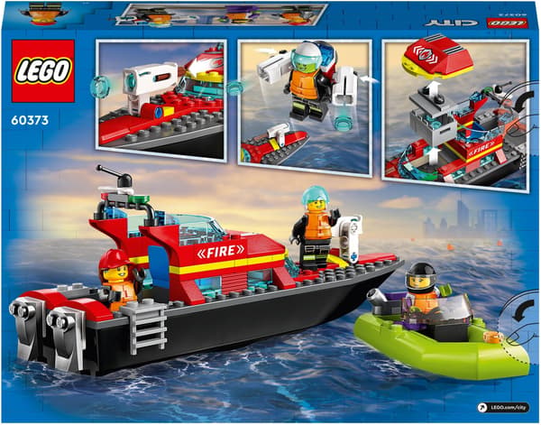 Lego City Fire 60373 - Brannredningsbåt