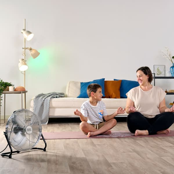 BLACK+DECKER Golvfläkt 60W Svart