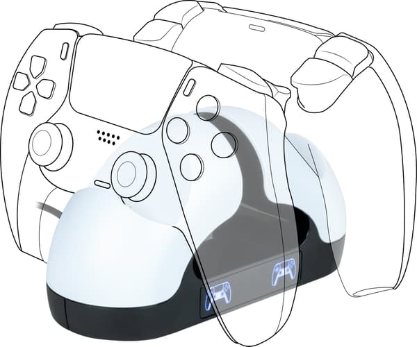 BigBen Interactive Bigben Dual Charging Station -lataustelakka, PS5