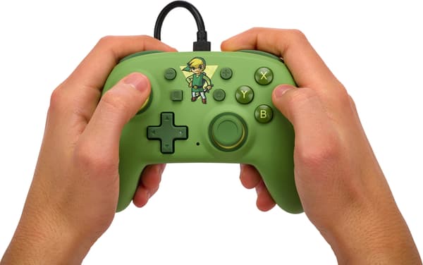 PowerA Nano trådbunden handkontroll, Toon Link, Switch