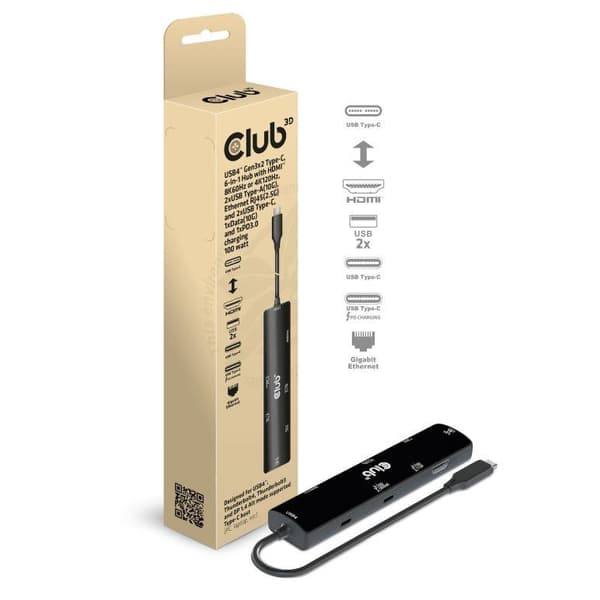 Club 3D 6-in-1 Hub Dockingstation