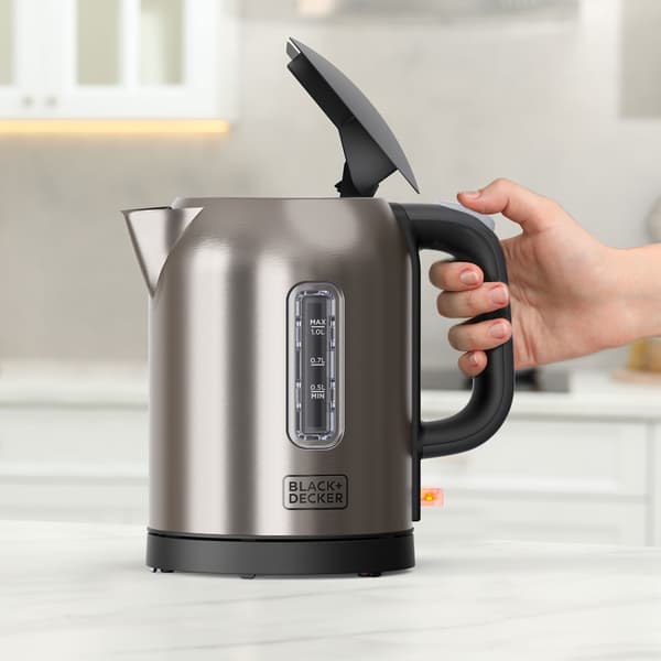 BLACK+DECKER Vattenkokare 1L 2200W Borstat Stål