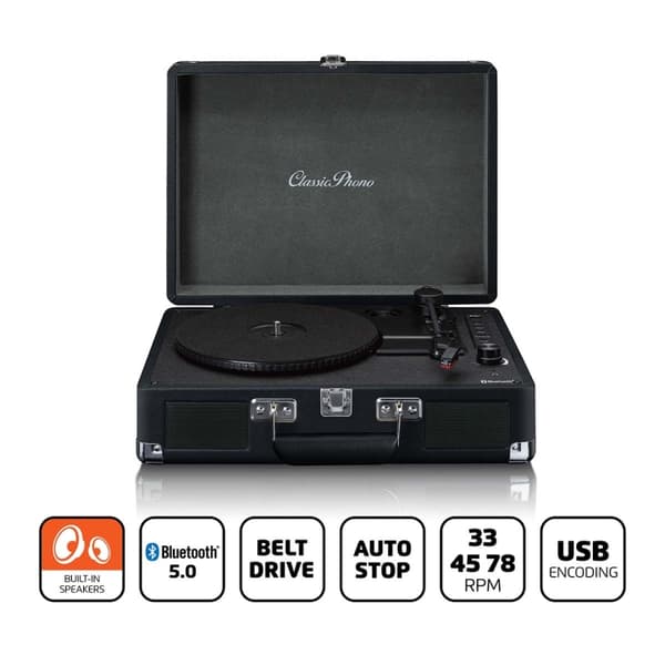 Lenco Retro levysoitin Bluetooth® USB toisto / koodaus Aux