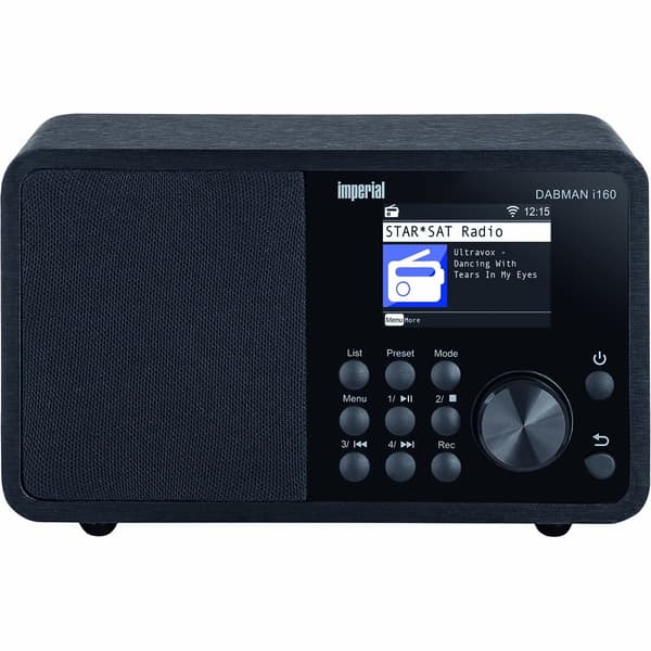 imperial DABMAN i160 DAB+ og internetradio Sort