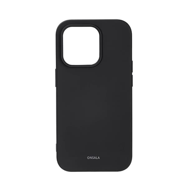 Onsala Suojakuori Silikooni Black - iPhone 14 Pro