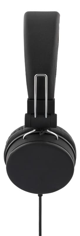 STREETZ headset for smartphone, microphone, 1-button, 1,5m, black