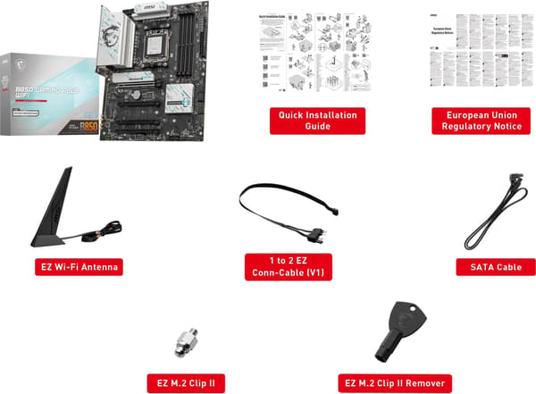 MSI B850 GAMING PLUS WIFI AM5 ATX-moderkort