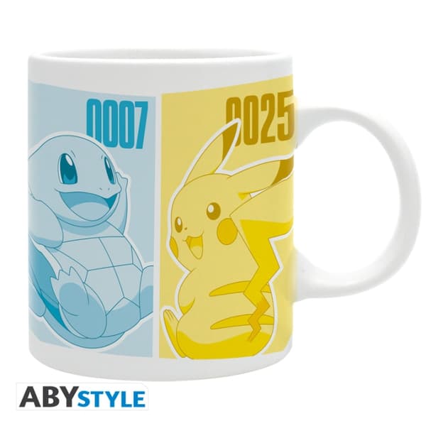 Abysse POKEMON-muki - Pikachu & Kanto Starters - 320 ml