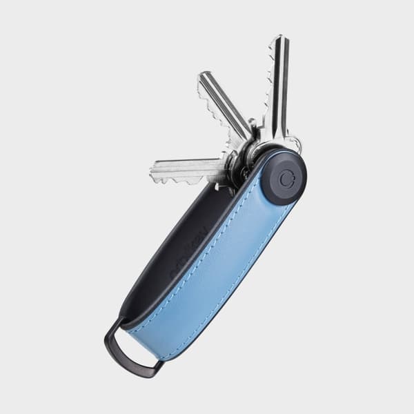 Orbitkey Hybridi nahkainen avaimenperä - Sininen järvi