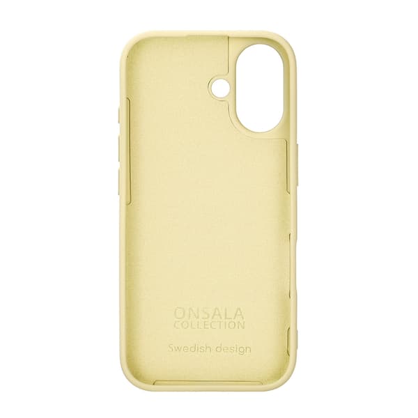 Onsala Mobilskal med Silikonkänsla Lemon - iPhone 17