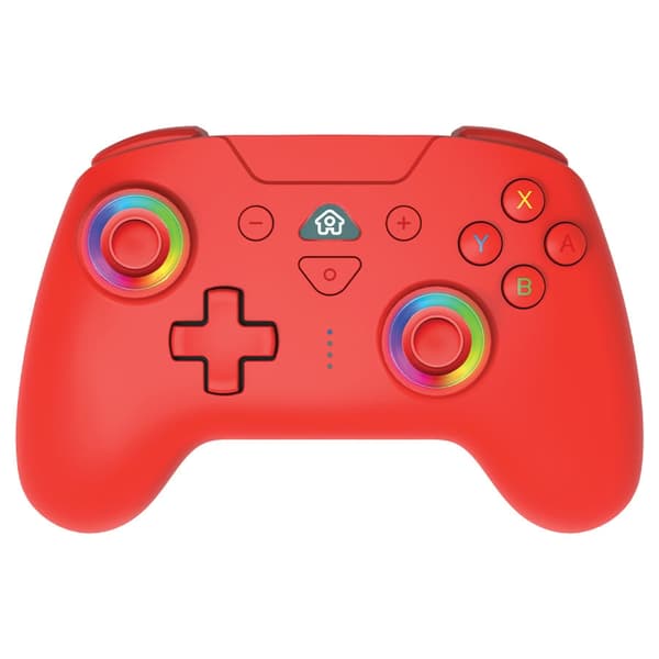 SuBsonic Trådløs Led-kontroller rød - Nintendo Switch