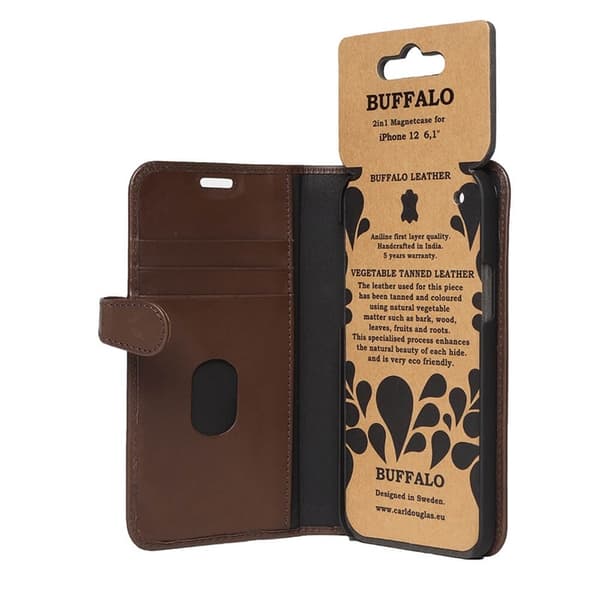 Buffalo Lompakko iPhone 12  / 12 Pro Ruskea