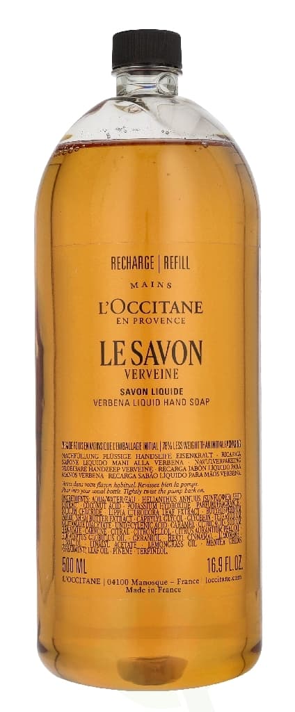 L'Occitane Verbena Hands & Body Liquid Soap Refill 500 ml