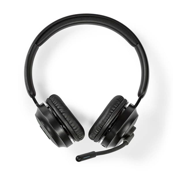 Nedis PC-hodesett | On-Ear | Stereo | Bluetooth | Sammenleggbar mikrofon | Sort