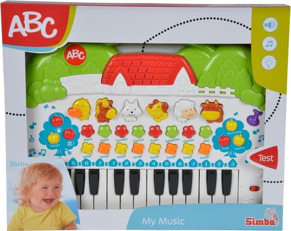 Simba Dickie Simba ABC Animal Keyboard Instrument