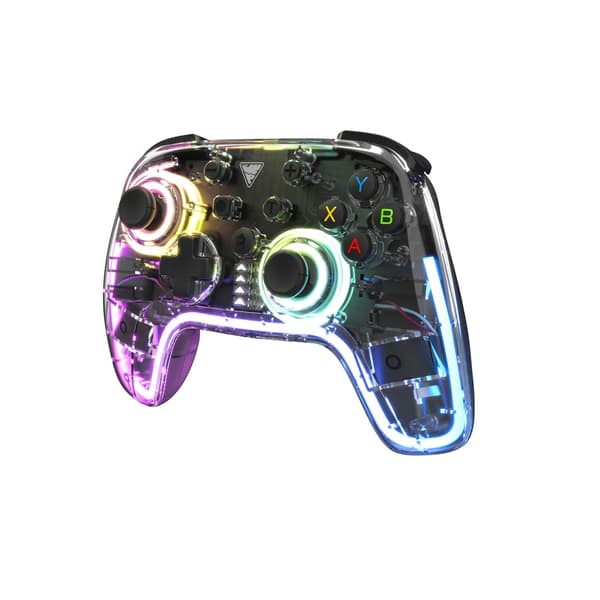 DragonShock Controller Orion Glow RGB PC Transparent