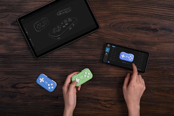 8Bitdo Micro Bluetooth Gamepad, grønn, Switch / Android / Raspberry Pi