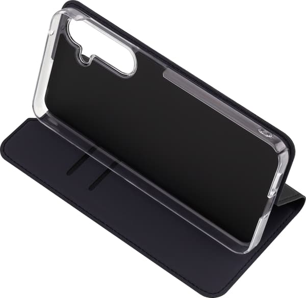 FoneKit BookCase skyddsfodral, Samsung Galaxy A15, svart