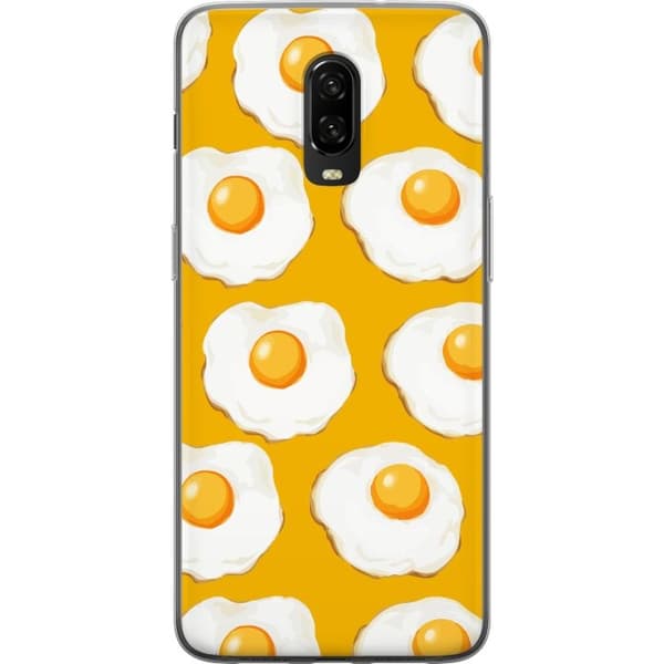 Mobildeksel til OnePlus 6T med Stekt egg motiv